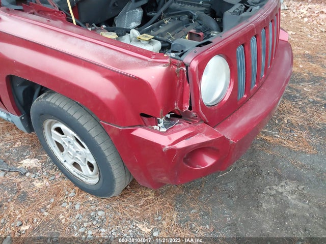 2008 JEEP PATRIOT SPORT VIN: 1J8FT28048D601037