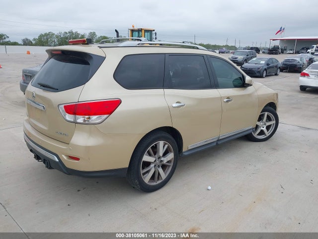 2013 NISSAN PATHFINDER PLATINUM VIN: 5N1AR2MN6DC657168