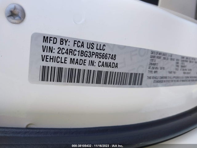 Chrysler Pacifica Touring L 2023 2C4RC1BG3PR566748 Image 9