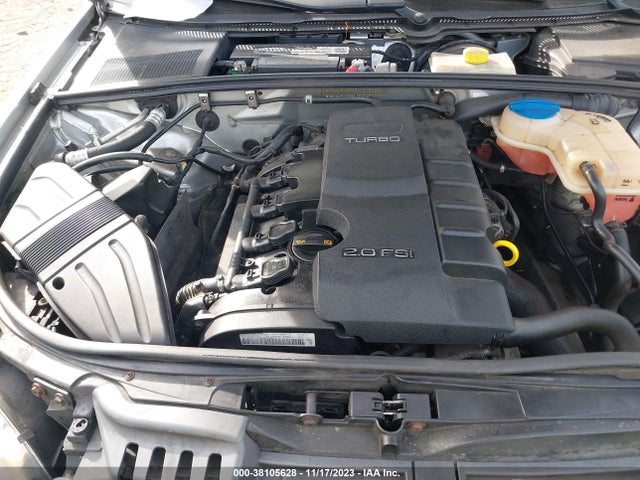 2008 AUDI A4 2.0T VIN: WAUDF78E28A021525