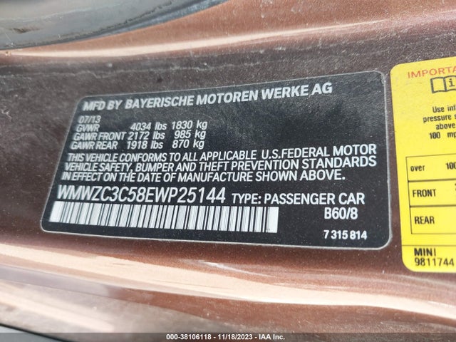 2014 MINI COUNTRYMAN WMWZC3C58EWP25144 Photo 8