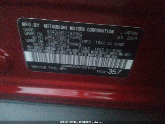 JA4ARUAU5PU016100 Mitsubishi Outlander Sport 2.0 Es