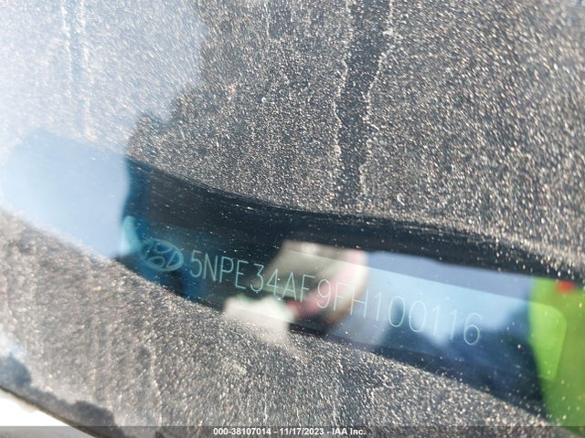Hyundai Sonata 2.4l Limited 2015 5NPE34AF9FH100116 Image 9