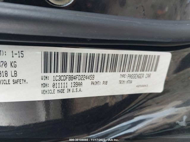 1C3CDFBB4FD224459 Dodge DART SXT