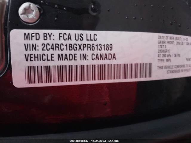 Chrysler Pacifica Touring L 2023 2C4RC1BGXPR613189 Image 9