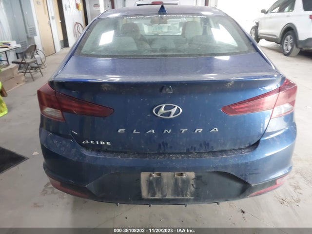 2019 HYUNDAI ELANTRA SEL VIN: 5NPD84LF5KH460861