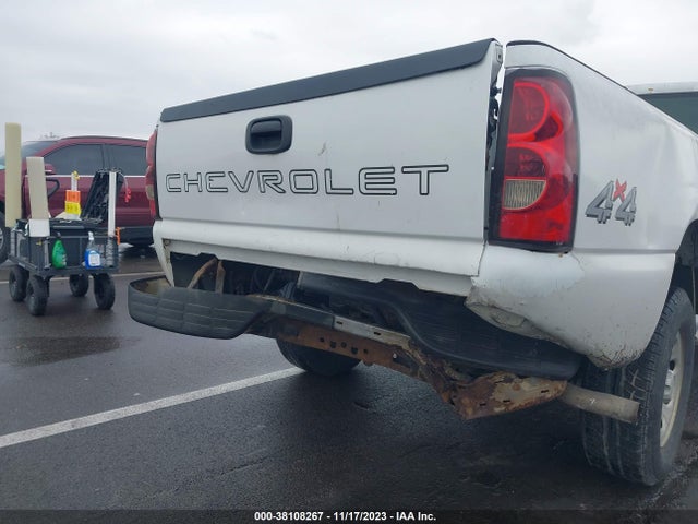 2006 CHEVROLET SILVERADO 1500 WORK TRUCK VIN: 1GCEK19T76E141386