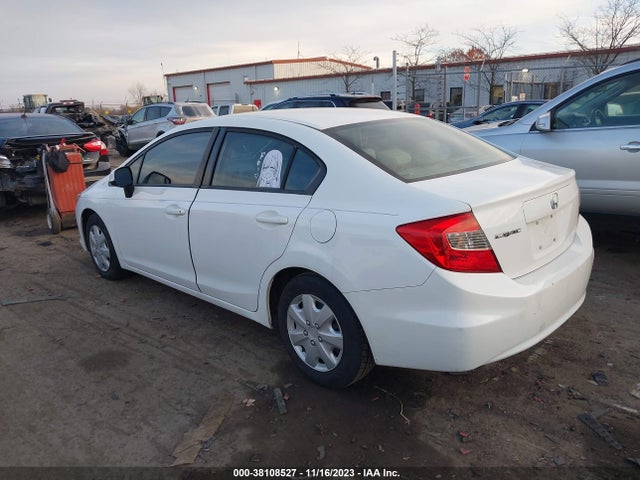 2012 HONDA CIVIC LX VIN: 19XFB2F5XCE084150