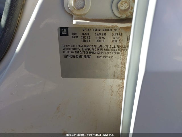 Chevrolet Volt 2014 1G1RD6E47EU165689 Image 9