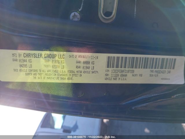 1C3CDFEB0FD187339 Dodge DART GT