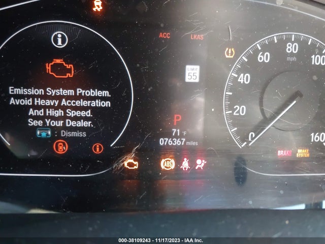 2019 HONDA ACCORD SPORT 2.0T VIN: 1HGCV2F31KA026505