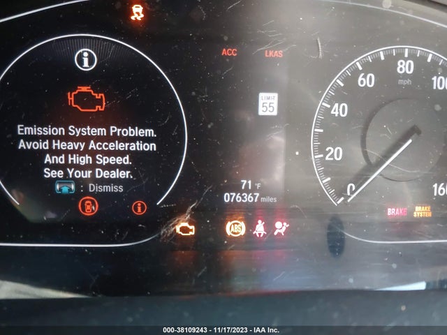 2019 HONDA ACCORD SPORT 2.0T VIN: 1HGCV2F31KA026505