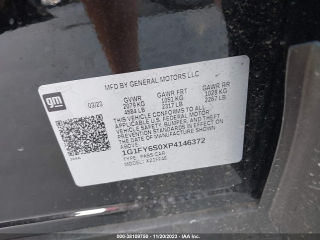 1G1FY6S0XP4146372 Chevrolet Bolt Euv Fwd Lt