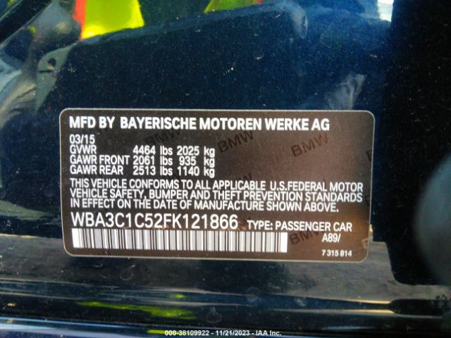 WBA3C1C52FK121866 BMW 3 Series 328i