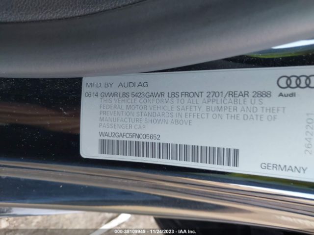 WAU2GAFC5FN005652 Audi A7 3.0t Premium Plus