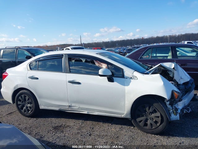 2012 HONDA CIVIC LX VIN: 19XFB2F54CE374125