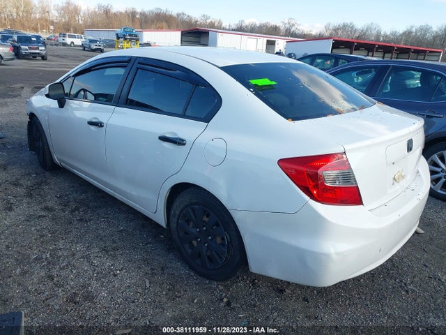 2012 HONDA CIVIC LX VIN: 19XFB2F54CE374125