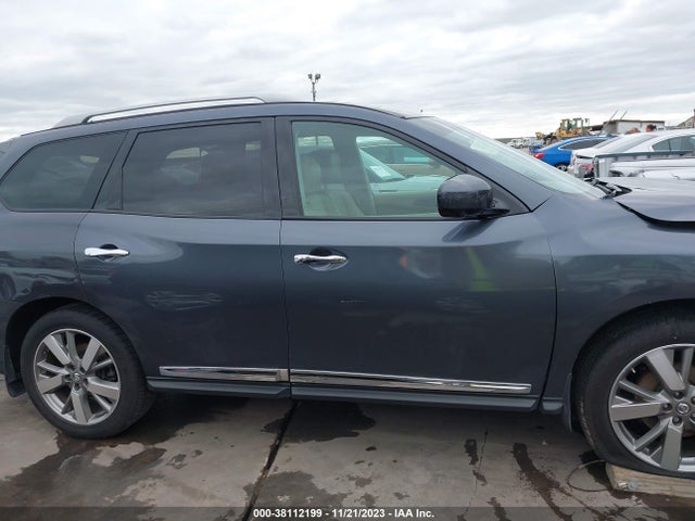 2014 NISSAN PATHFINDER PLATINUM VIN: 5N1AR2MM6EC622767