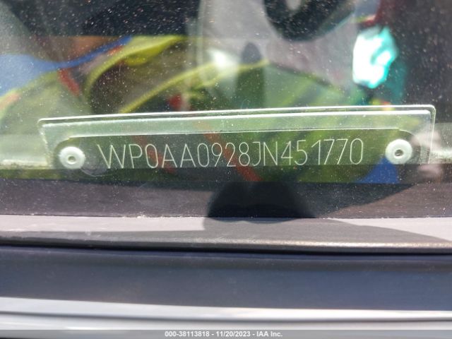 1988 PORSCHE 924 WP0AA0928JN451770 Photo 8