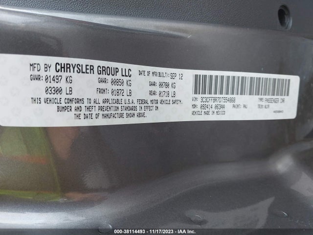 2013 FIAT 500 3C3CFFBR7DT554868 Photo 8