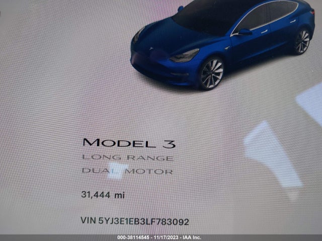 2020 TESLA MODEL 3 5YJ3E1EB3LF783092 Photo 6