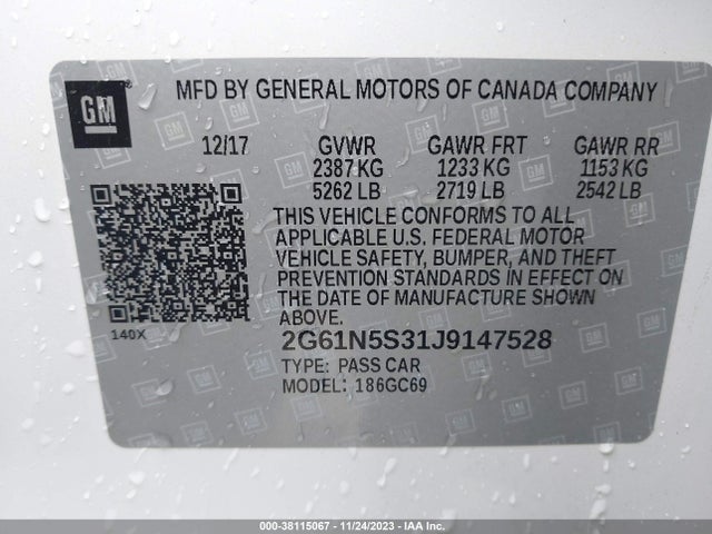 2G61N5S31J9147528 Cadillac XTS LUXURY