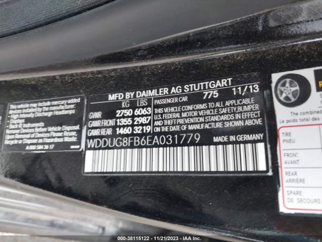 WDDUG8FB6EA031779 Mercedes-Benz S 550 4matic