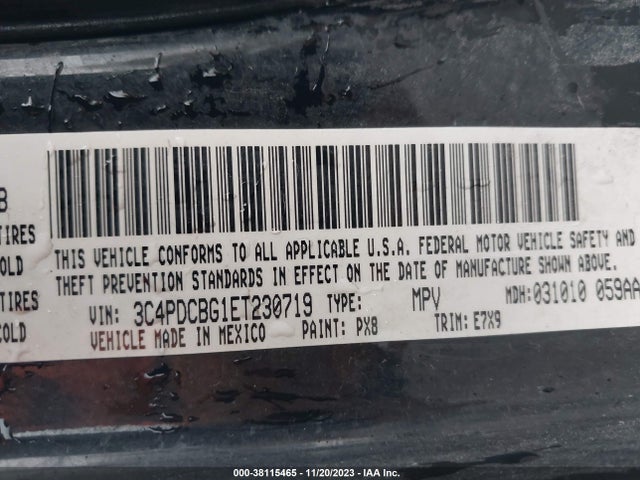 Dodge Journey Sxt 2014 3C4PDCBG1ET230719 Image 9