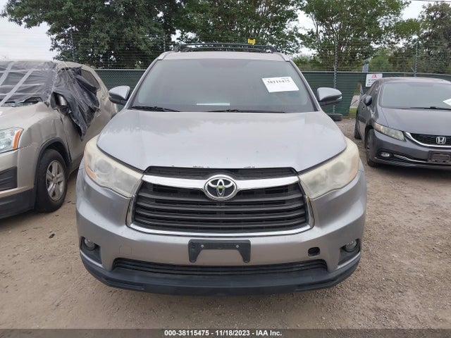 2014 TOYOTA HIGHLANDER XLE V6 VIN: 5TDKKRFH5ES014940