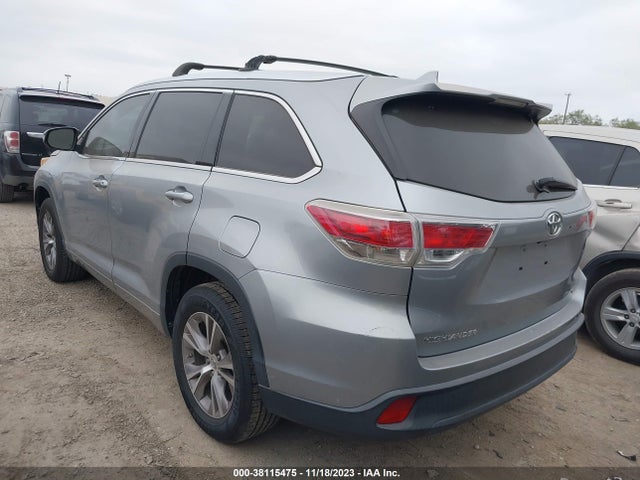 2014 TOYOTA HIGHLANDER XLE V6 VIN: 5TDKKRFH5ES014940