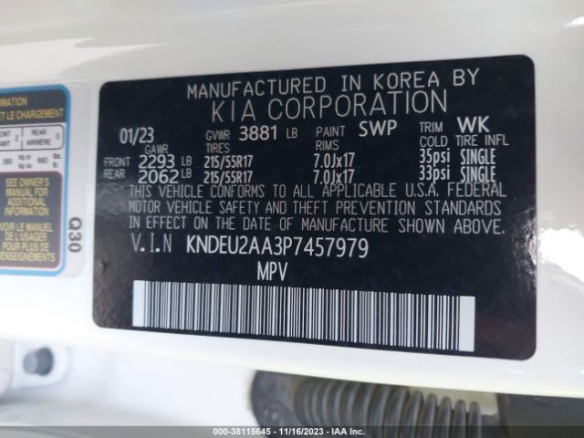 KNDEU2AA3P7457979 KIA SELTOS S