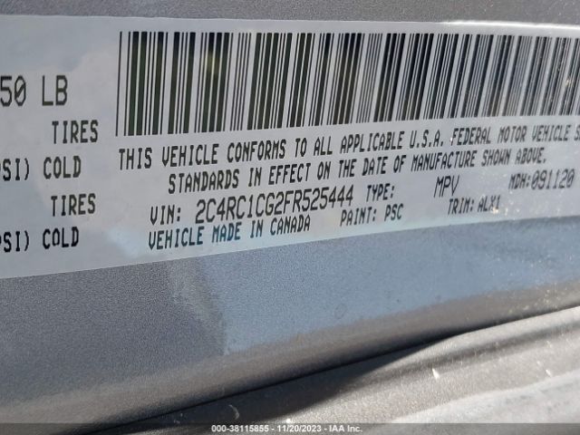 2C4RC1CG2FR525444 Chrysler Town & Country Touring-l