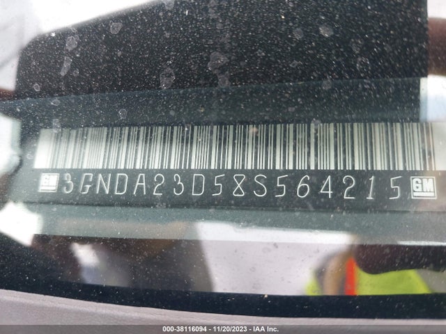 2008 CHEVROLET HHR LT VIN: 3GNDA23D58S564215