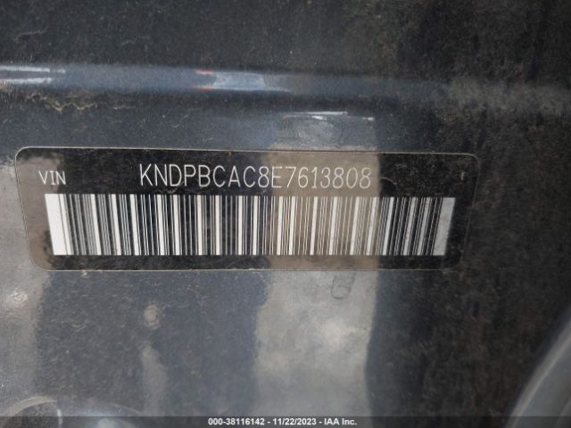KNDPBCAC8E7613808 KIA Sportage Lx