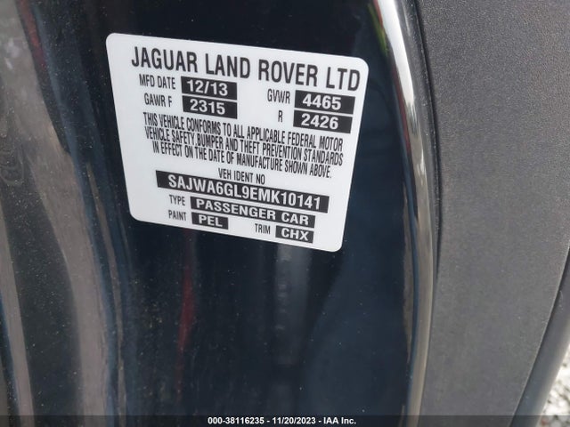 2014 JAGUAR F-TYPE SAJWA6GL9EMK10141 Photo 8