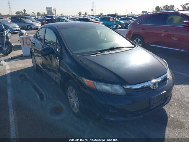 2012 HONDA CIVIC LX VIN: 19XFB2F52CE322167