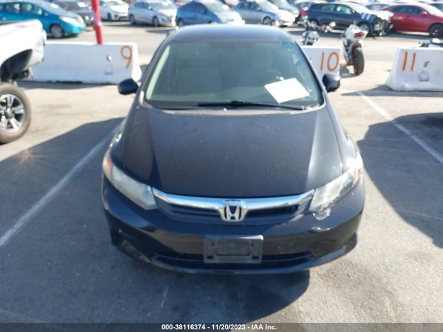 2012 HONDA CIVIC LX VIN: 19XFB2F52CE322167