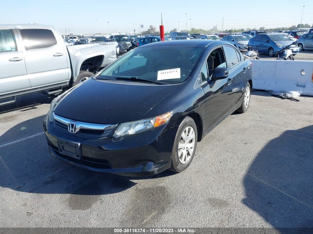 2012 HONDA CIVIC LX VIN: 19XFB2F52CE322167