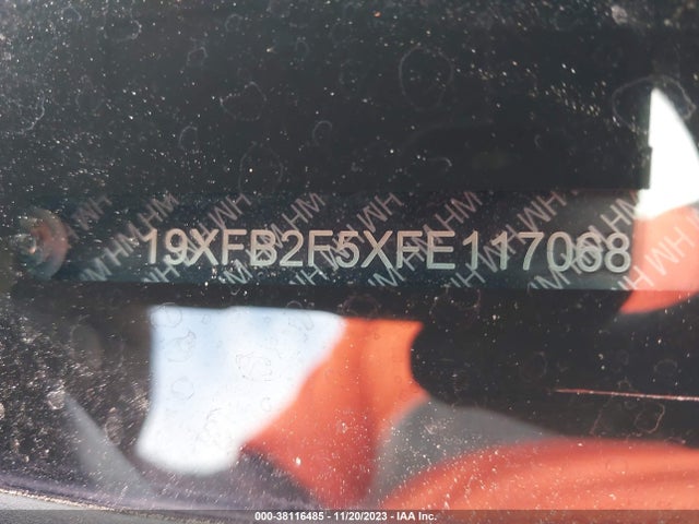 Honda Civic Lx 2015 19XFB2F5XFE117068 Image 9