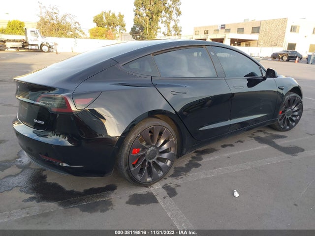 2021 TESLA MODEL 3 PERFORMANCE DUAL MOTOR ALL-WHEEL DRIVE VIN: 5YJ3E1EC4MF077095
