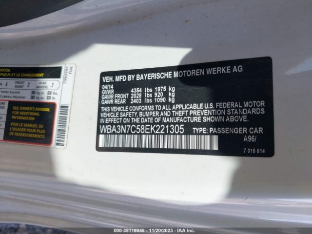 WBA3N7C58EK221305 BMW 428i