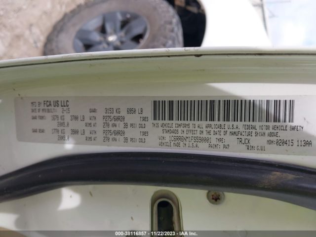 1C6RR6NM1FS590001 RAM 1500 Laramie