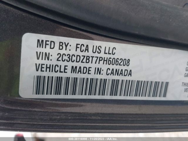 2023 DODGE CHALLENGER 2C3CDZBT7PH606208 Photo 8