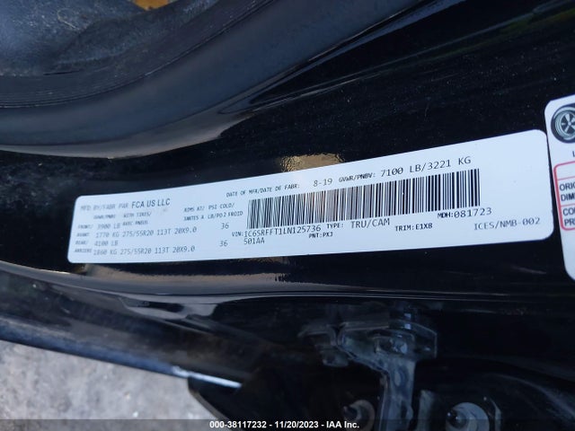 1C6SRFFT1LN125736 RAM 1500 Big Horn