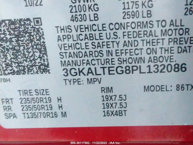 GMC Terrain Awd Sle 2023 3GKALTEG8PL132086 Image 9