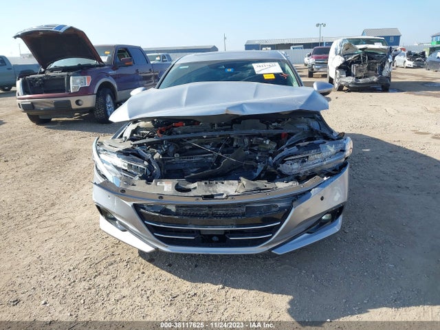 2021 HONDA ACCORD HYBRID EX-L VIN: 1HGCV3F5XMA011009