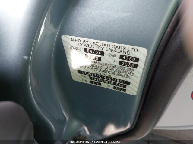 2004 JAGUAR XJ SAJWA71C54SG33648 Photo 8