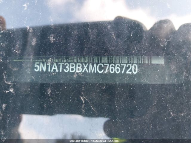 5N1AT3BBXMC766720 Nissan Rogue Sv Intelligent Awd
