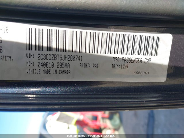 Dodge Challenger R/t 2018 2C3CDZBT5JH280741 Image 9