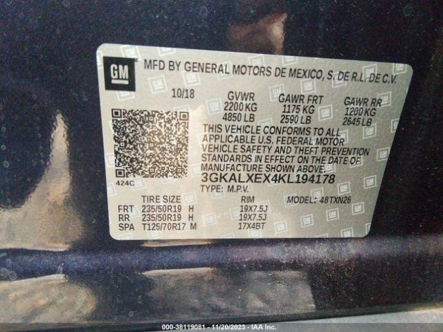 3GKALXEX4KL194178 GMC Terrain Denali